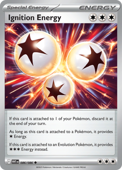 White Flare - 086/086 - Ignition Energy - Master Ball Reverse Holo