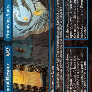 Duskmourn: House of Horror - 336 - Central Elevator // Promising Stairs - Rare - U - Non-foil (Front)