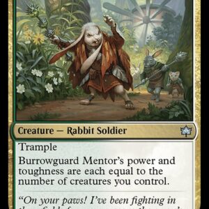 Bloomburrow - 206 - Burrowguard Mentor - Uncommon - WG - Non-foil (Front)