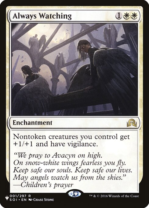The List - SOI-1 - Always Watching - Rare - W - Non-foil (Front)