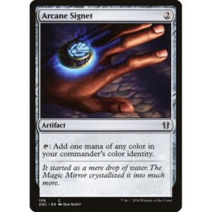 Zendikar Rising Commander - 106 - Arcane Signet - Common - C - Non-foil (Front)