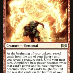 Ravnica Allegiance Promos - 92s - Amplifire - Rare - R - Foil - Datestamped Promo (Front)