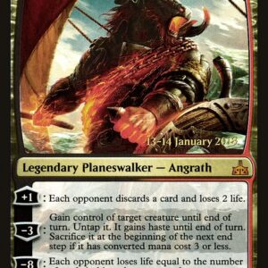 Rivals of Ixalan Promos - 152s - Angrath, the Flame-Chained - Mythic - BR - Foil - Datestamped Promo (Front)