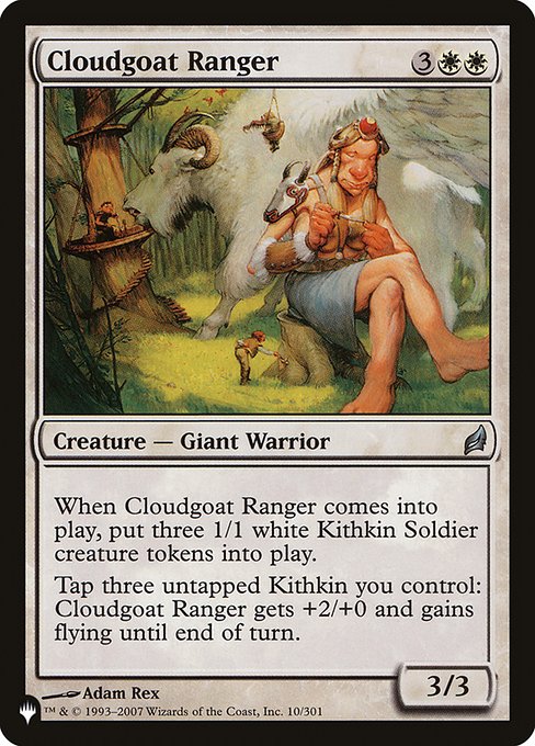 The List - LRW-10 - Cloudgoat Ranger - Uncommon - W - Non-foil (Front)