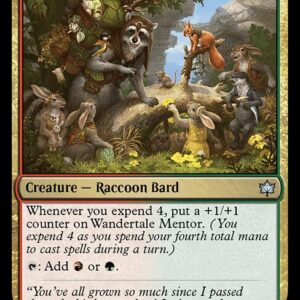 Bloomburrow - 240 - Wandertale Mentor - Uncommon - RG - Non-foil (Front)