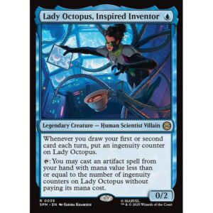 Marvel's Spider-Man - 35 - Lady Octopus, Inspired Inventor - Rare - U - Foil (Front)