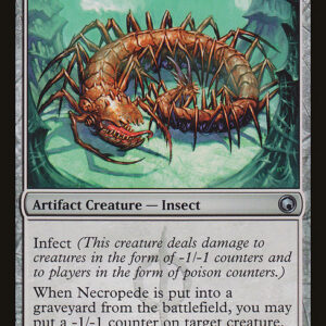 Scars of Mirrodin - 185 - Necropede - Uncommon - C - Non-foil (Front)