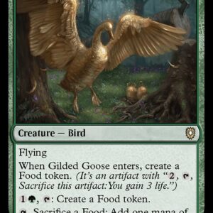 Bloomburrow Commander - 221 - Gilded Goose - Rare - G - Non-foil (Front)