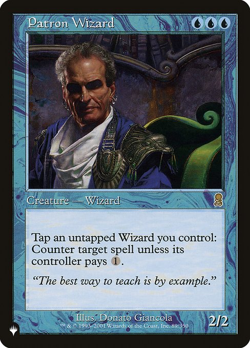 The List - ODY-89 - Patron Wizard - Rare - U - Non-foil (Front)