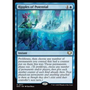 Edge of Eternities Commander - 77 - Ripples of Potential - Rare - U - Non-foil (Front)