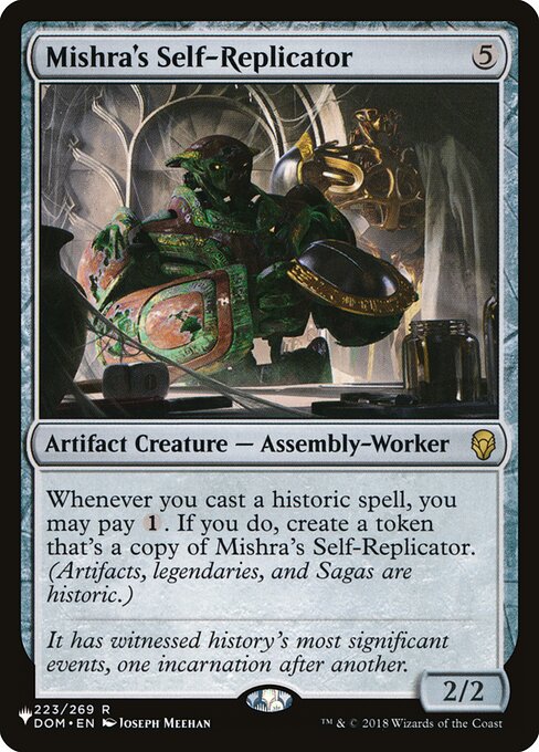 The List - DOM-223 - Mishra's Self-Replicator - Rare - C - Non-foil (Front)