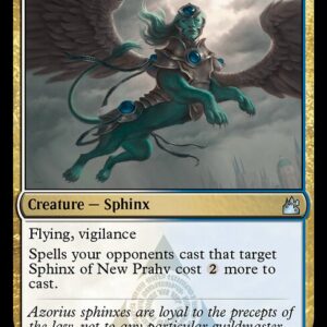 Ravnica Remastered - 227 - Sphinx of New Prahv - Uncommon - WU - Non-foil (Front)