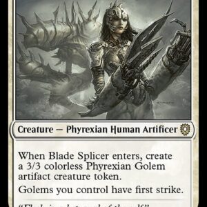 Bloomburrow Commander - 136 - Blade Splicer - Rare - W - Non-foil (Front)