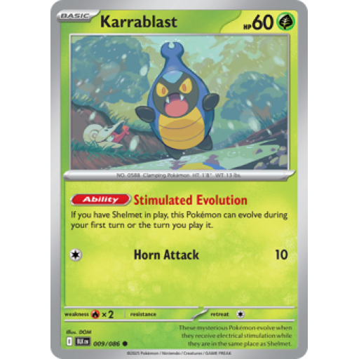 Black Bolt - 009/086 - Karrablast - Reverse Holo