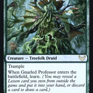 Strixhaven: School of Mages Promos - 133s - Gnarled Professor - Rare - G - Foil - Datestamped Promo (Front)