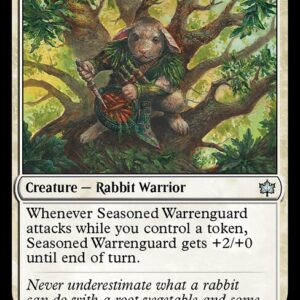 Bloomburrow - 30 - Seasoned Warrenguard - Uncommon - W - Non-foil (Front)