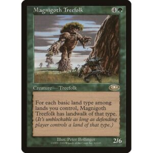 Planeshift - 82 - Magnigoth Treefolk - Rare - G - Non-foil (Front)