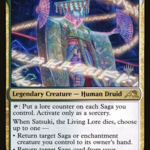 Kamigawa: Neon Dynasty Promos - 235p - Satsuki, the Living Lore - Rare - WG - Foil - Promo (Front)