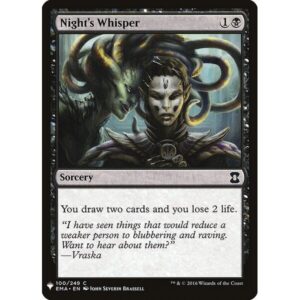 The List - EMA-100 - Night's Whisper - Common - B - Non-foil (Front)