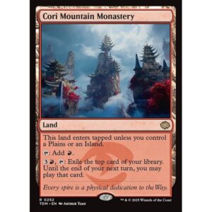 Tarkir: Dragonstorm - 252 - Cori Mountain Monastery - Rare - C - Foil (Front)