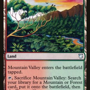 Commander 2018 - 268 - Mountain Valley - Uncommon - C - Non-foil (Front)