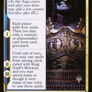 Kaldheim Promos - 219p - King Narfi's Betrayal - Rare - UB - Non-foil - Promo (Front)