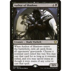 Commander 2021 - 35 - Author of Shadows - Rare - B - Non-foil (Front)