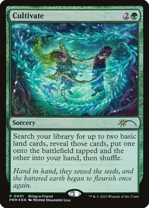 Wizards Play Network 2023 - 6 - Cultivate - Rare - G - Foil - Promo (Front)