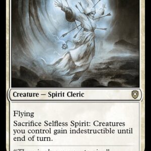 Bloomburrow Commander - 153 - Selfless Spirit - Rare - W - Non-foil (Front)