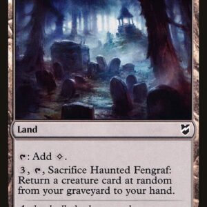Commander 2018 - 254 - Haunted Fengraf - Common - C - Non-foil (Front)