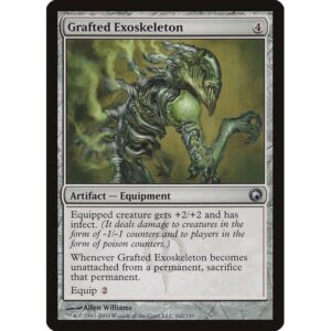 Scars of Mirrodin - 162 - Grafted Exoskeleton - Uncommon - C - Non-foil (Front)