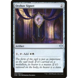 Commander 2020 - 247 - Orzhov Signet - Uncommon - C - Non-foil (Front)