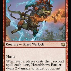 Bloomburrow Promos - 139p - Hearthborn Battler - Rare - R - Non-foil - Promo (Front)