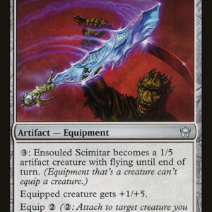 Fifth Dawn - 119 - Ensouled Scimitar - Uncommon - C - Non-foil (Front)