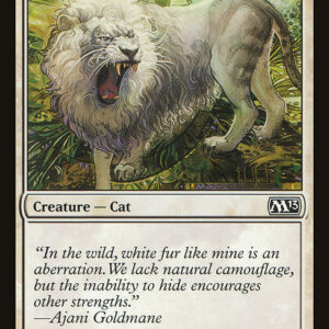Magic 2013 - 35 - Silvercoat Lion - Common - W - Non-foil (Front)