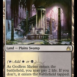 Ravnica Remastered - 277 - Godless Shrine - Rare - C - Non-foil (Front)