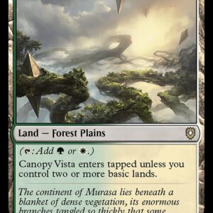 Bloomburrow Commander - 296 - Canopy Vista - Rare - C - Non-foil (Front)