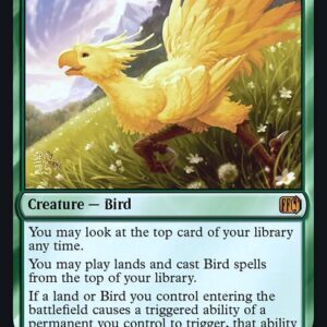 Final Fantasy Promos - 210s - Traveling Chocobo - Mythic - G - Foil - Datestamped Promo (Front)