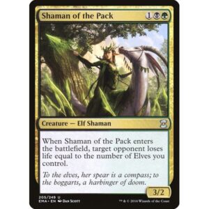 Eternal Masters - 205 - Shaman of the Pack - Uncommon - BG - Non-foil (Front)