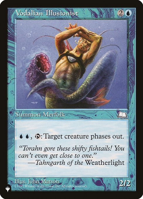 The List - WTH-58 - Vodalian Illusionist - Uncommon - U - Non-foil (Front)