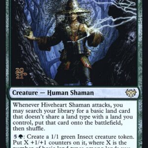 Innistrad: Crimson Vow Promos - 202s - Hiveheart Shaman - Rare - G - Foil - Datestamped Promo (Front)