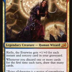 Ikoria: Lair of Behemoths Promos - 203p - Rielle, the Everwise - Mythic - UR - Non-foil - Promo (Front)