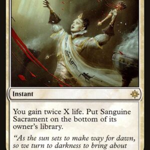 The List - XLN-33 - Sanguine Sacrament - Rare - W - Non-foil (Front)