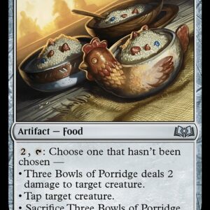 Wilds of Eldraine - 253 - Three Bowls of Porridge - Uncommon - C - Non-foil (Front)