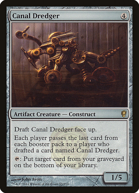 Conspiracy - 55 - Canal Dredger - Rare - C - Foil (Front)