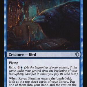 The List - C13-55 - Raven Familiar - Uncommon - U - Non-foil (Front)