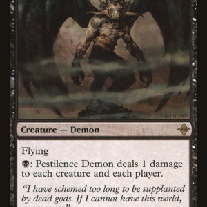 Rise of the Eldrazi - 124 - Pestilence Demon - Rare - B - Foil (Front)
