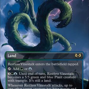 Wilds of Eldraine - 307 - Restless Vinestalk - Rare - C - Foil (Front)