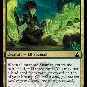 Ravnica Remastered - 184 - Glowspore Shaman - Common - BG - Non-foil (Front)