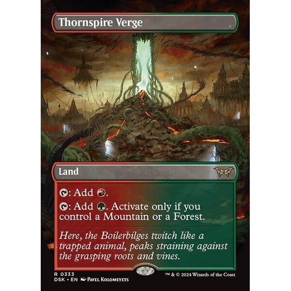 Duskmourn: House of Horror - 333 - Thornspire Verge - Rare - C - Non-foil (Front)
